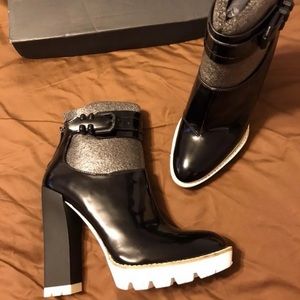 Kenneth Cole leather booties